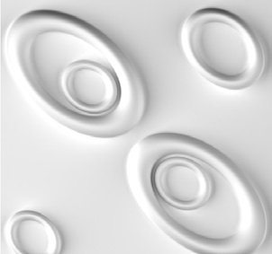 PANEL DECORATIVO 3D-PEDIR MUESTRA 50X50 CURL UPWARDS - DCO